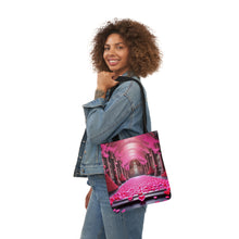 Load image into Gallery viewer, Pink Heart Series #9 Fashion Graphic Print Trendy 100% Polyester Canvas Tote Bag AI Image