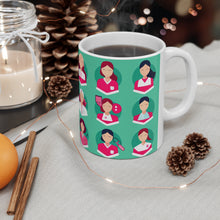 Load image into Gallery viewer, Professional Worker Pink Doctor and Nurse #8 Ceramic 11oz Mug AI-Generated Artwork