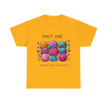 Load image into Gallery viewer, Knit One, Pearl 2, Repeat Knitting Yarn Balls T-Shirt 100% Cotton