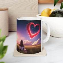 Load image into Gallery viewer, Nothing but True Love at Sunset #5 11oz mug AI-Generated Artwork
