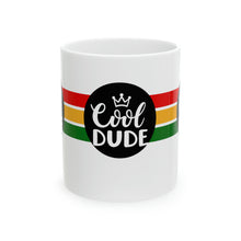 Load image into Gallery viewer, Cool Dude 11oz White Ceramic Beverage Mug Decorative Art