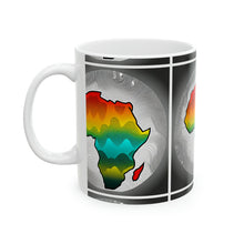 Load image into Gallery viewer, Colors of Africa Continent Map #1 AI 11oz Coffee Mug