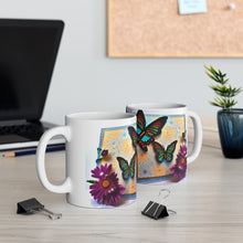 Load image into Gallery viewer, Colorful Monarch Butterflies #7 Mug 11oz mug AI-Generated Artwork