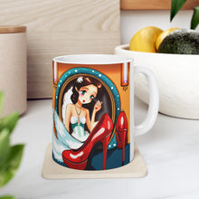 Load image into Gallery viewer, Playing Dress up Just Like Mommie #5 Mug 11oz mug AI-Generated Artwork