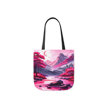 Load image into Gallery viewer, Pink Heart Series #6 Fashion Graphic Print Trendy 100% Polyester Canvas Tote Bag AI Image