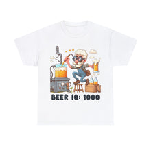 Load image into Gallery viewer, Beer Crafter Beer IQ: 1000 Brewing T-Shirt 100% Cotton Classic Fit