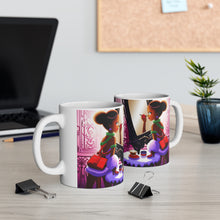 Load image into Gallery viewer, Playing Dress up Just Like Mommie #1 Mug 11oz mug AI-Generated Artwork