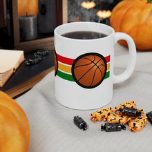 Load image into Gallery viewer, Sports Game No Word Basketball 11oz White Ceramic Beverage Mug Decorative Art