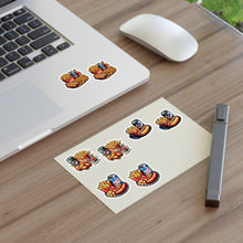 Load image into Gallery viewer, Hot Dog, Polish, Chicken Foodie Vinyl Sticker Sheets - 4 Foods/2 each 8pc Set