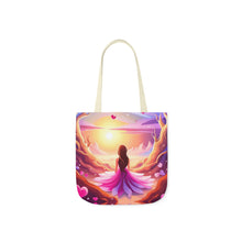 Load image into Gallery viewer, Pink Heart Series #12 Fashion Graphic Print Trendy 100% Polyester Canvas Tote Bag AI Image