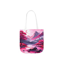 Load image into Gallery viewer, Pink Heart Series #6 Fashion Graphic Print Trendy 100% Polyester Canvas Tote Bag AI Image