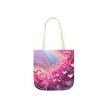 Load image into Gallery viewer, Pink Heart Series #13 Fashion Graphic Print Trendy 100% Polyester Canvas Tote Bag AI Image