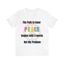 Load image into Gallery viewer, The Path to Inner Peace Unisex Bella Canvas Jersey Short Sleeve T-shirt