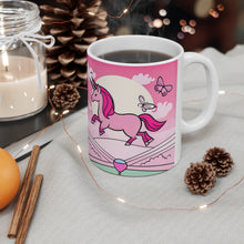 Load image into Gallery viewer, I Dream of Unicorns & Butterflies #23 Ceramic 11oz AI Decorative Coffee Mug