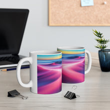 Load image into Gallery viewer, Pastel Sea-life Sunset #21 Ceramic Mug 11oz mug AI-Generated Artwork