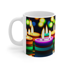 Load image into Gallery viewer, Happy Birthday Candles #19 Ceramic 11oz Mug AI-Generated Artwork