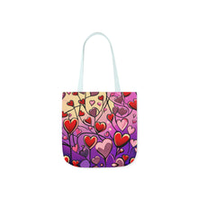 Load image into Gallery viewer, Pink Heart Series #17 Fashion Graphic Print Trendy 100% Polyester Canvas Tote Bag AI Image