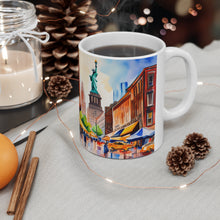 Load image into Gallery viewer, At the Cafe Statue of Liberty New York #14 Mug 11oz mug AI-Generated Artwork