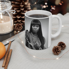 Load image into Gallery viewer, Retro 60s Female Queen #8 Mug 11oz mug AI-Generated Artwork