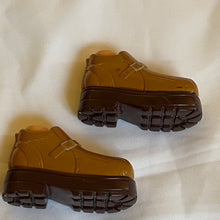 Load image into Gallery viewer, Bratz Boyz Doll Feet Rust slip on shoe side buckles (Pre-owned)