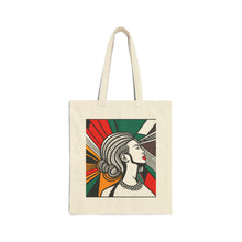 Load image into Gallery viewer, Colors of Africa Queen Mother #15 100% Cotton Canvas Tote Bag 15" x 16"