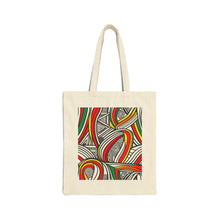 Load image into Gallery viewer, Colors of Africa Tribal Abstract #2 100% Cotton Canvas Tote Bag 15" x 16"