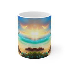 Load image into Gallery viewer, Tropical Beach Paradise #1 Mug 11oz mug AI-Generated Artwork