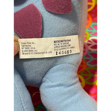 Load image into Gallery viewer, 2005 Fisher Price Light Blue Dinosaur Plush Stuffed Animal