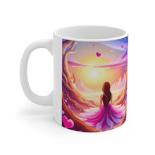 Load image into Gallery viewer, Valentine's Day From The Pink Heart #9 Mug 11oz mug AI-Generated Artwork
