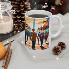 Load image into Gallery viewer, Civil Rights Movement for Peace & Equality #1 Mug AI-Generated Artwork 11oz mug