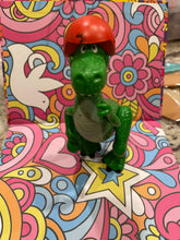 Load image into Gallery viewer, Disney Pixar Toy Story 6" Rex Green Dinosaur Poseable Toy Figure Orange/Red Helmet Hat