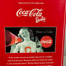 Load image into Gallery viewer, Mattel 2000 Coca-Cola Cheerleader Collector Barbie Doll #28376