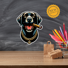 Load image into Gallery viewer, The Big Dog Life Hound, Rottweiler, Pug, Pitbull, Labrador Animal Vinyl Stickers Pug