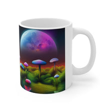 Load image into Gallery viewer, Lunar Moon Scene Toadstools and Lillies #6 Mug 11oz mug AI-Generated Artwork