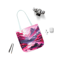 Load image into Gallery viewer, Pink Heart Series #6 Fashion Graphic Print Trendy 100% Polyester Canvas Tote Bag AI Image