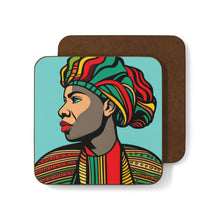 Load image into Gallery viewer, Colorful #23 Colors of Africa Hardboard Back AI-Enhanced Beverage Coasters
