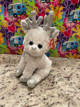 Load image into Gallery viewer, Ty Classic Snocap Reindeer White Plush Doll