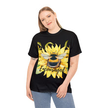 Load image into Gallery viewer, Be Encouraged Honey Bee Unisex Heavyweight 100% Cotton T-Shirt