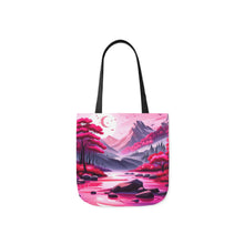 Load image into Gallery viewer, Pink Heart Series #7 Fashion Graphic Print Trendy 100% Polyester Canvas Tote Bag AI Image