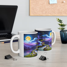 Load image into Gallery viewer, Lunar Moon Fantasy Art #17 Ceramic Mug 11oz AI Generated Artwork