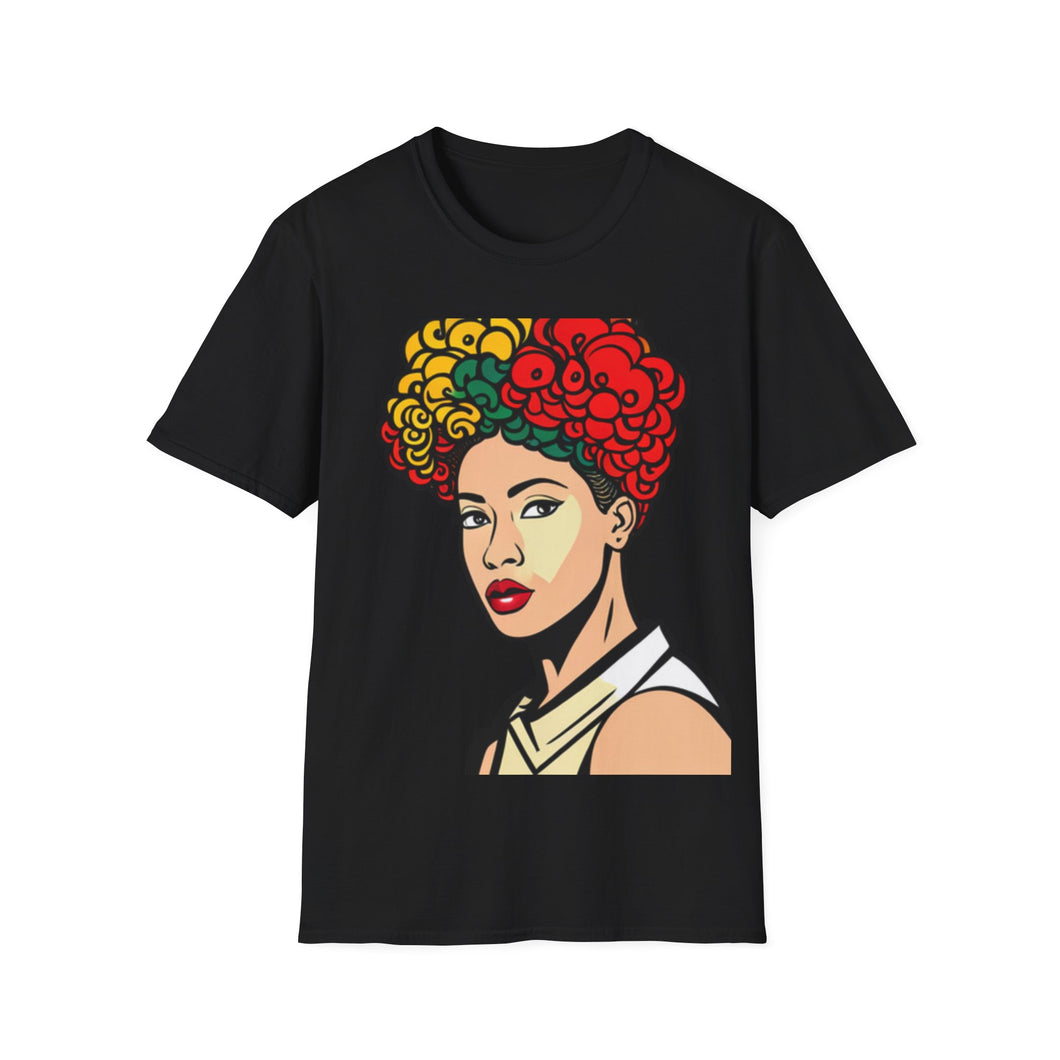Color of Africa Queen Mother #14 Unisex Softstyle Short Sleeve Crewneck T-Shirt