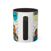 Load image into Gallery viewer, Colors of Africa Pop Art Black History Colorful #22 AI 11oz Black Accent Coffee Mug