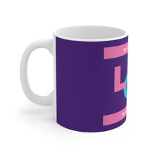 Load image into Gallery viewer, Pastel Because Love Matters Purple 11oz Coffee Mug Center Image Print Only