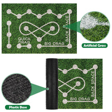 Load image into Gallery viewer, NELOMO Field Hockey Training Mat – 5ft×3ft Artificial Grass Pad | Stickhandling Zones & Realistic Turf for Home Drills – Ideal Gift for Hockey Enthusiasts