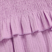 Load image into Gallery viewer, ZOELNIC Baby Girl Romper Ruffle Newborn Girl Bodysuit Jumpsuit Baby Girl Clothes Outfit (6-12 Months, Purple)