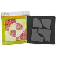 Load image into Gallery viewer, AccuQuilt Go Fabric Cutting Dies-Drunkard's Path 4-inch Finished Square, 30.48 x 26.67 x 1.65 cm, Multicoloured