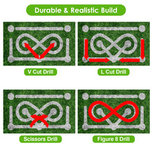Load image into Gallery viewer, NELOMO 5ft×3ft Soccer Dribbling Training Turf - Portable Soccer Mastery Skill Practice Mat for Ball Control & Footwork Drills - Tailored for Soccer Enthusiasts