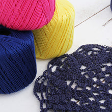 Load image into Gallery viewer, Threadart 100% Pure Cotton Crochet Thread - SIZE 3 - Color 17 - APRICOT - Size 10 and 3 - Singles and Bulk Packs Available