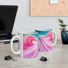 Load image into Gallery viewer, Pastel Sea-life Sunset #14 Ceramic Mug 11oz mug AI-Generated Artwork