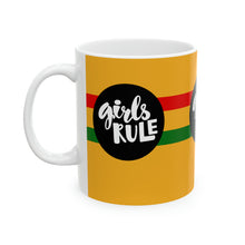 Load image into Gallery viewer, Girls Rule 11oz Ceramic Beverage Mug Decorative Art